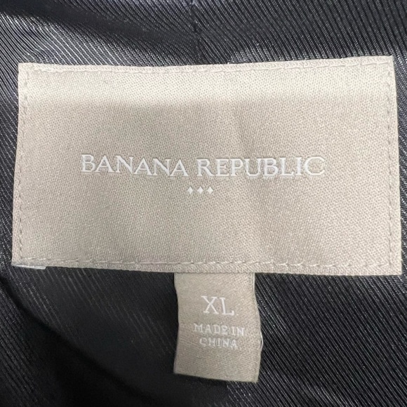 Banana Republic Factory Gray Wool Blend Toggle Button Hip Length Coat Women XL - Picture 8 of 8